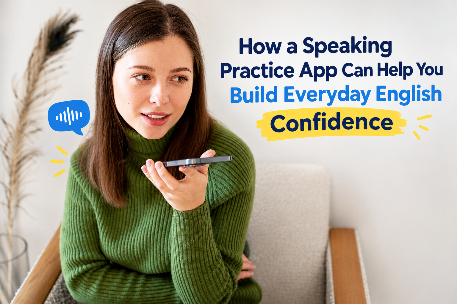 How a Speaking Practice App Can Help You Build Everyday English Confidence